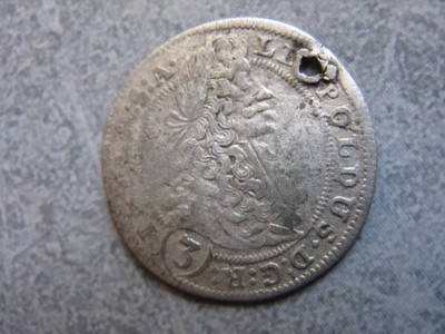 Austria 3 krajcary Leopold I 1702 GE