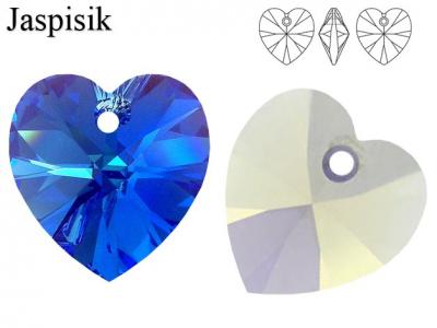 Jaspisik- Swarovski 6228 Heart 10mm Sapphire AB