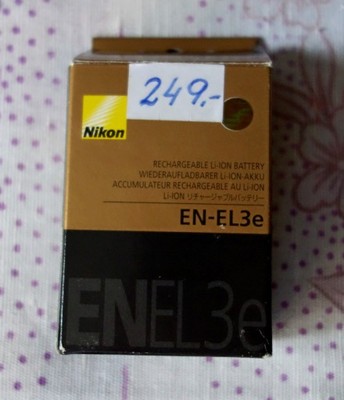 Oryginalny akumulator NIKON EN-EL3e D80 D90 D300