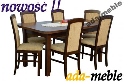 ada-meble CENTO stół 90x160/200 i krzesła 6 szt @