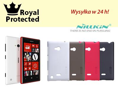 Etui Frosted NILLKIN NOKIA Lumia 720 +Folia 24h FV