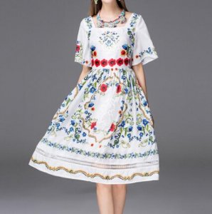 Obłędna włoska sukienka folk real S M L vintage - 6354874596 - oficjalne  archiwum Allegro