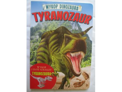Wykop dinozaura model: Tyranozaur