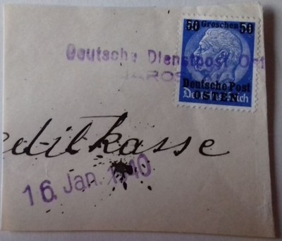 Deutsche Post OSTEN '40 Jaroslau / Jarosław