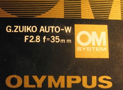 Pudełko do obiektywu Olympus Zuiko 35mm f/2.8