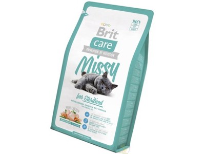 BRIT CARE CAT MISSY FOR STERILISED 7KG +BONUS