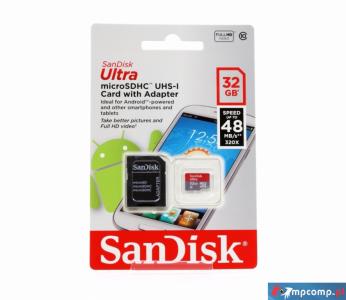 KARTA SANDISK ULTRA micro SDHC 32GB 48MB/s KL10 U1