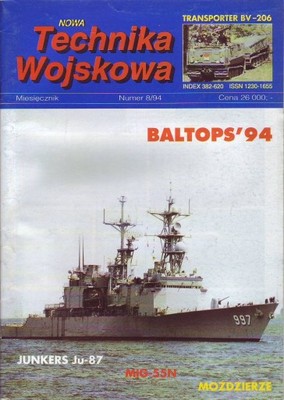 Nowa TECHNIKA WOJSKOWA nr 8/94 1994