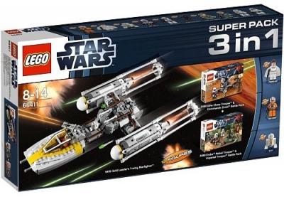 LEGO STAR WARS 66411 SUPERPACK-BOX 3 W 1 UNIKAT