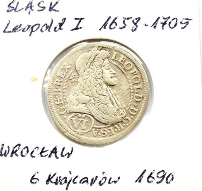 6 Krajcarów Leopold I 1690 - ALEGAN