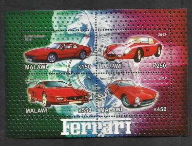 Malawi - bloczek -Ferrari