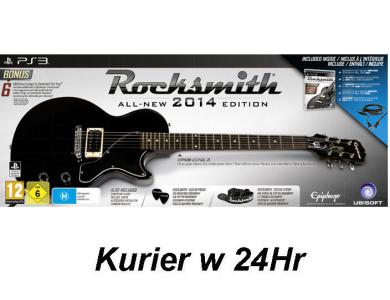 Rocksmith 2014 PS3 Les Paul gitara + gra w 24hr