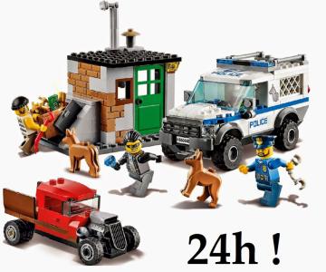 LEGO 60048 POLICYJNA PSIA JEDNOSTKA policja 24h!! - 5377526853 - oficjalne  archiwum Allegro