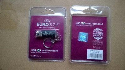 PENDRIVE EURO 2012 8GB ALUMINIUM nowy!