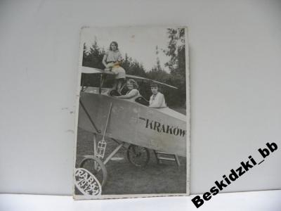Samolot, Rabka, Kraków 1932, fot. Janina