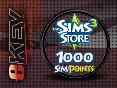 THE SIMS 3 - 1000 SIMPOINTS - PUNKTÓW - SKAN 24/7