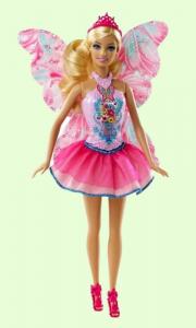 Lalka Barbie Wróżka z Kolorowymi Skrzydłami CBR13