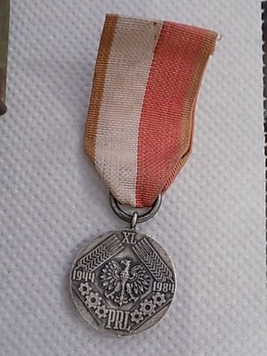 Medal 40-lecie PRL Walka Praca Socjalizm