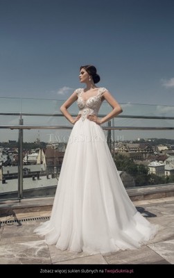Nowa suknia ślubna MAXIMA  w kolorze IVORY