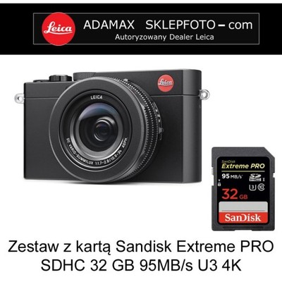 Leica D-lux 109 + Karta Extreme PRO 32GB OD RĘKI