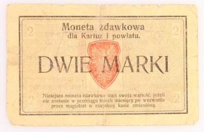 Kartuzy 2 marki 1.03.1920