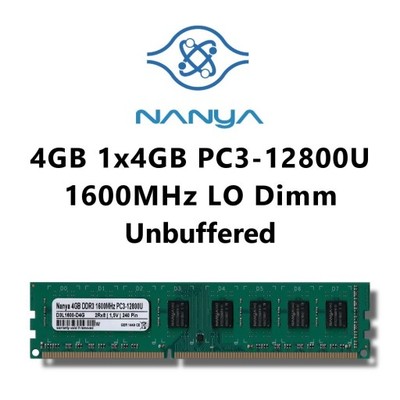 A75 PAMIĘĆ RAM 4GB DDR3 1600MHZ NANYA PC3