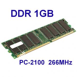 Pamięć DDR 1GB PC-2100 266MHz również do intela