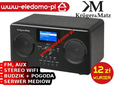 RADIO INTERNETOWE Kruger&Matz STEREO WI-FI AUX - 5524601183 - oficjalne  archiwum Allegro