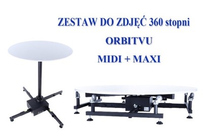 ZESTAW DO ZDJĘĆ 360 stopni ORBITVU MIDI + MAXI