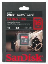 SANDISK SD 16GB ULTRA Class 10
