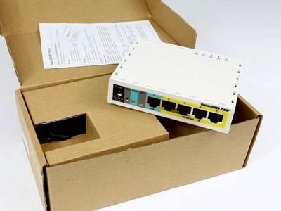 Mikrotik RouterBOARD RB750UP 5x LAN POE jak HEx