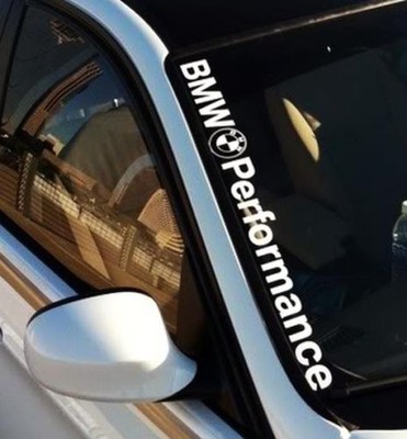 BMW Performance > naklejka na szybę - 7005565670 - oficjalne archiwum  Allegro
