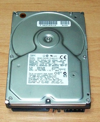 IBM HDD SCSI DCAS-34330