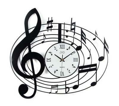 Zegar JVD HJ03 - zegar muzyczny! FANTASTYCZNY! - 6761317470 - oficjalne  archiwum Allegro