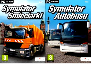 SYMULATOR AUTOBUSU + ŚMIECIARKI - NOWA gra PC PL -