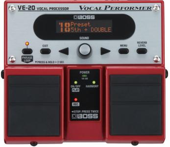 Procesor wokalowy BOSS VE-20 VOCAL PROCESSOR