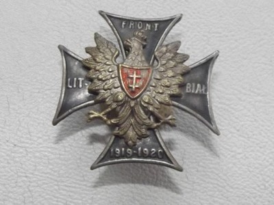 Odznaka Front Litewsko-Białoruski, piękna - 6683714629 - oficjalne archiwum  Allegro