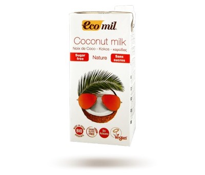 ECOMIL Mleko kokosowe BIO - niesłodzone - 1L