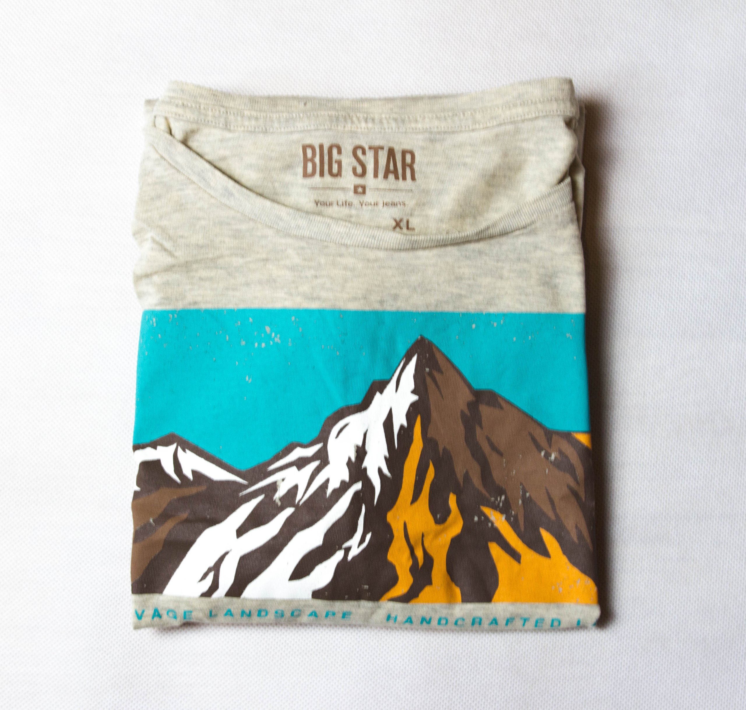 BIG STAR T-shirt męski podkoszulek XL