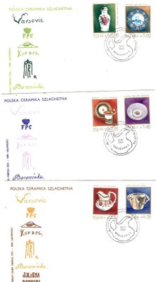 Polska - ceramika szlachetna - Fi. 2596-01 FDC