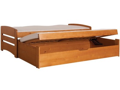 Drewniane łóżko podwójne Bartek MARMEX dostawa 0zł