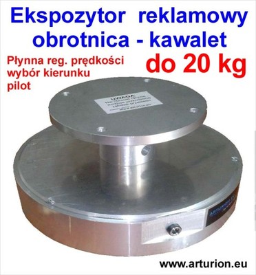 OBROTNICA-EKSPOZYTOR ,20 kg,reg 0-3 obr/min,PILOT