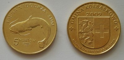 5 Nurtów Sum - moneta zastępcza 2009 r.