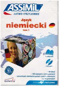Język niemiecki łatwo i przyjemnie+2 CD Tom 1 NOWE
