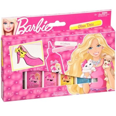 Farby witrażowe Barbie 6 kolorów 275363