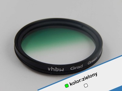 filtr połówkowy  zielony 43mm do aparatu