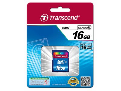 Karta Transcend SDHC 16GB CLASS 6 16MB/s