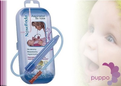 FRIDA Aspirator do nosa dla niemowląt + 4 filtry