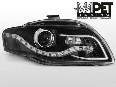 Lampy Audi A4 B7 Black Daylight LED diodowe 04-07 - 5726387263 - oficjalne  archiwum Allegro