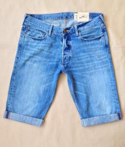 Spodenki jeans Hollister bermudy r.34 pas: 98 cm